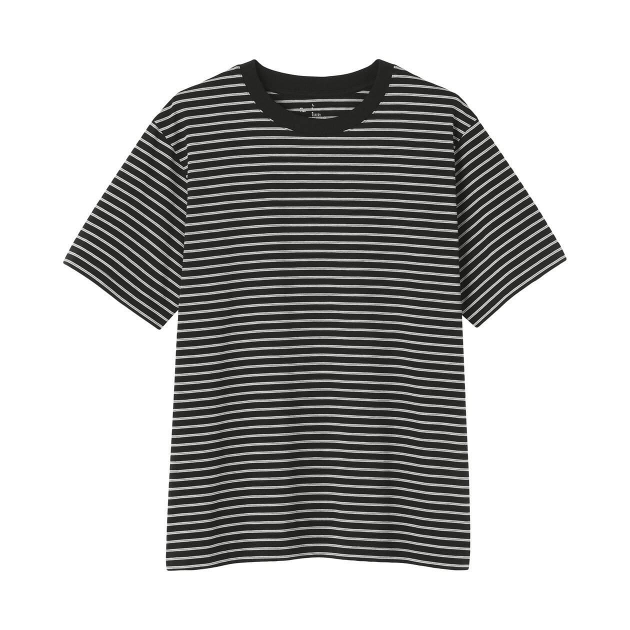 紳士　天竺編みクルーネック半袖Ｔシャツ（ボーダー）（ＡＳＥＡＮ）