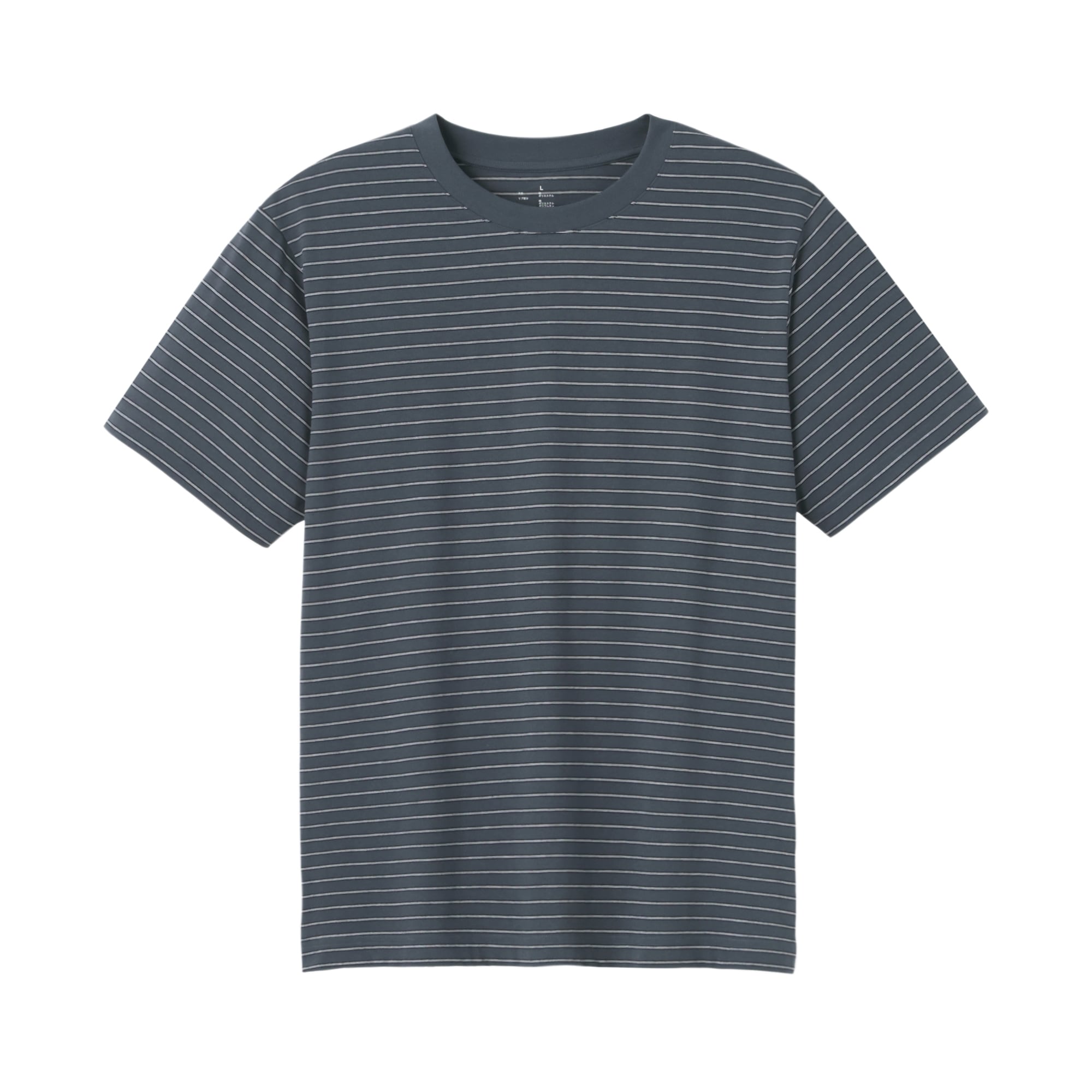 紳士　天竺編みクルーネック半袖Ｔシャツ（ボーダー）（ＡＳＥＡＮ）