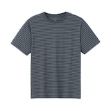 紳士　天竺編みクルーネック半袖Ｔシャツ（ボーダー）（ＡＳＥＡＮ）