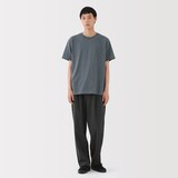 紳士　天竺編みクルーネック半袖Ｔシャツ（ボーダー）（ＡＳＥＡＮ）