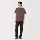 紳士　天竺編みクルーネック半袖Ｔシャツ（ボーダー）（ＡＳＥＡＮ）