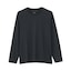 紳士　天竺編みクルーネック長袖Ｔシャツ（ボーダー）