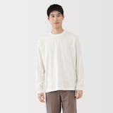 紳士　起毛クルーネック長袖Ｔシャツ