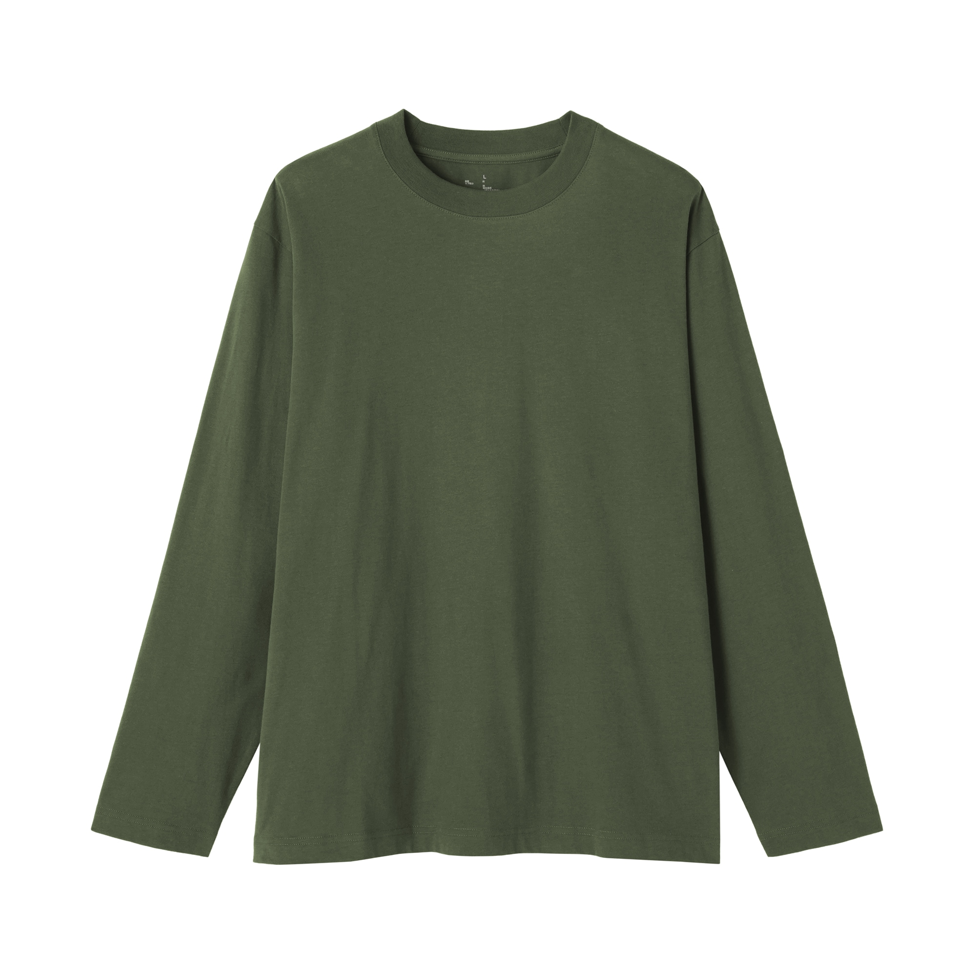 紳士　起毛クルーネック長袖Ｔシャツ