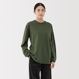 紳士　起毛クルーネック長袖Ｔシャツ