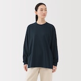 紳士　起毛クルーネック長袖Ｔシャツ