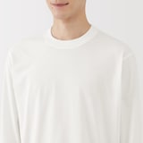 紳士　起毛クルーネック長袖Ｔシャツ