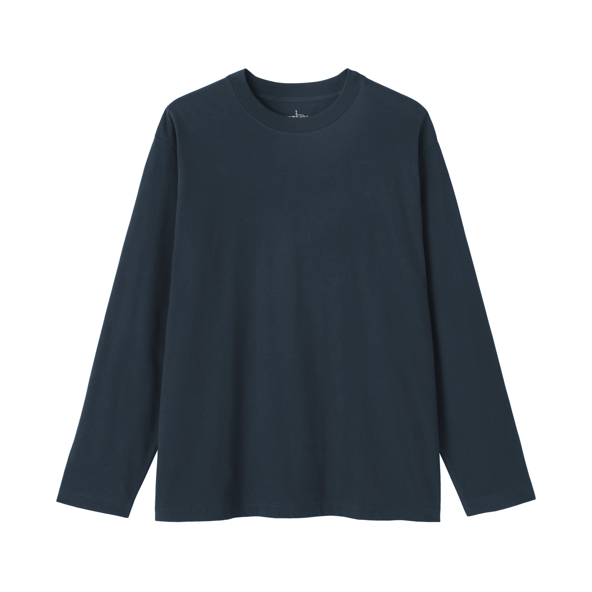 紳士　起毛クルーネック長袖Ｔシャツ
