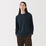 紳士　起毛クルーネック長袖Ｔシャツ