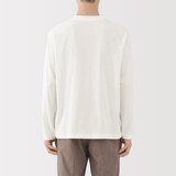 紳士　起毛クルーネック長袖Ｔシャツ