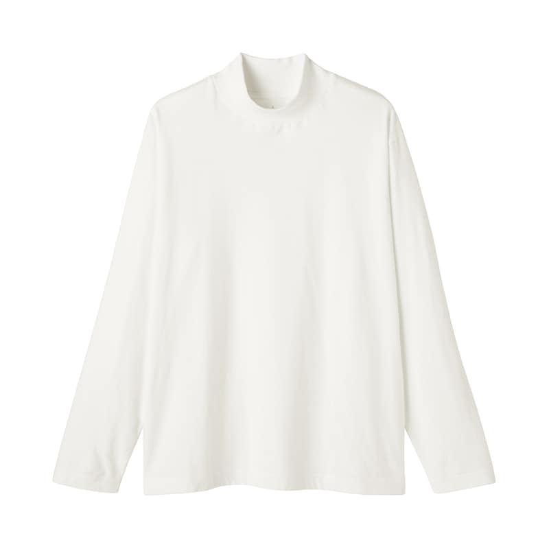 紳士　起毛ハイネック長袖Ｔシャツ