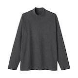 紳士　起毛ハイネック長袖Ｔシャツ