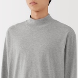 紳士　起毛ハイネック長袖Ｔシャツ