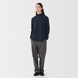 紳士　起毛ハイネック長袖Ｔシャツ