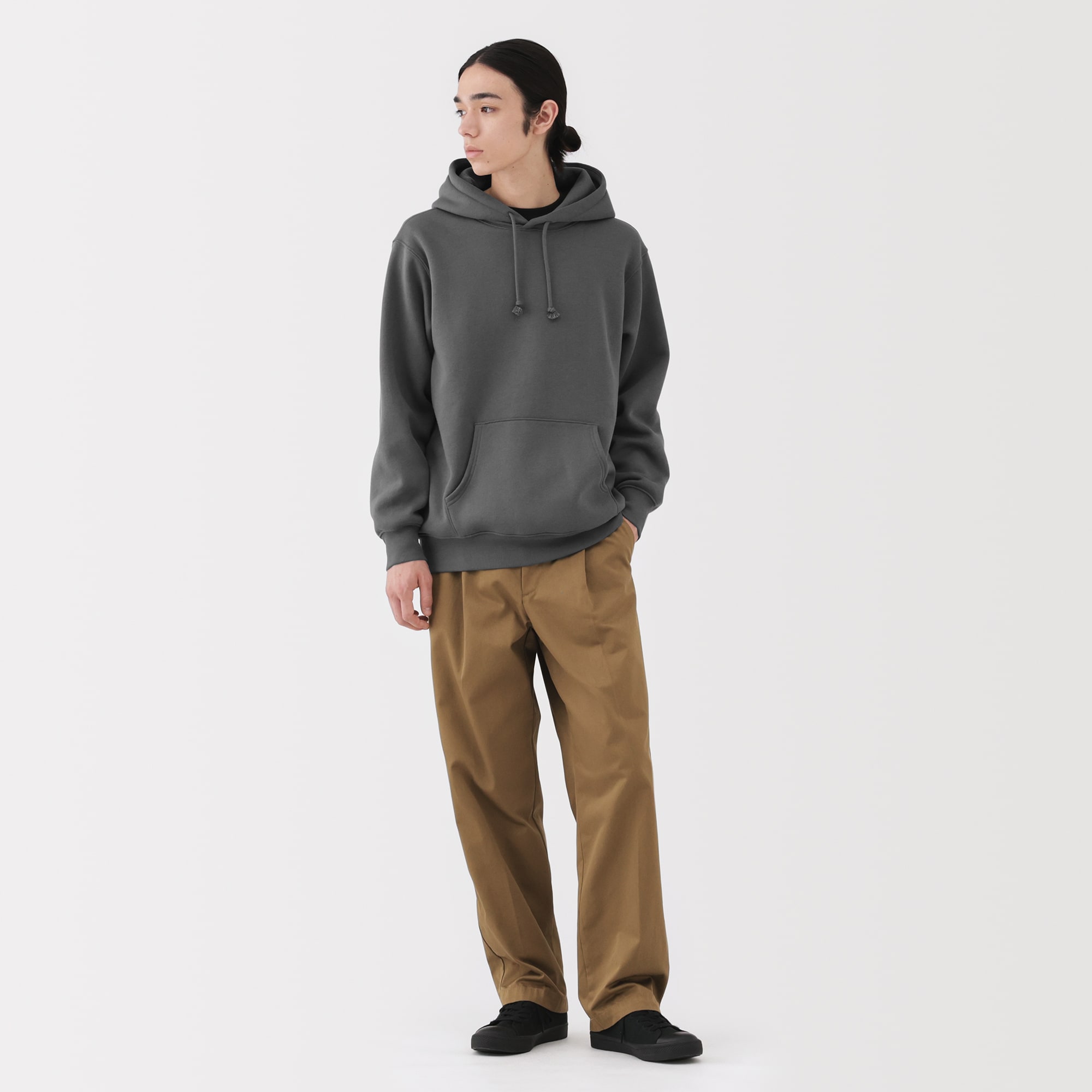 紳士　スウェットプルパーカ