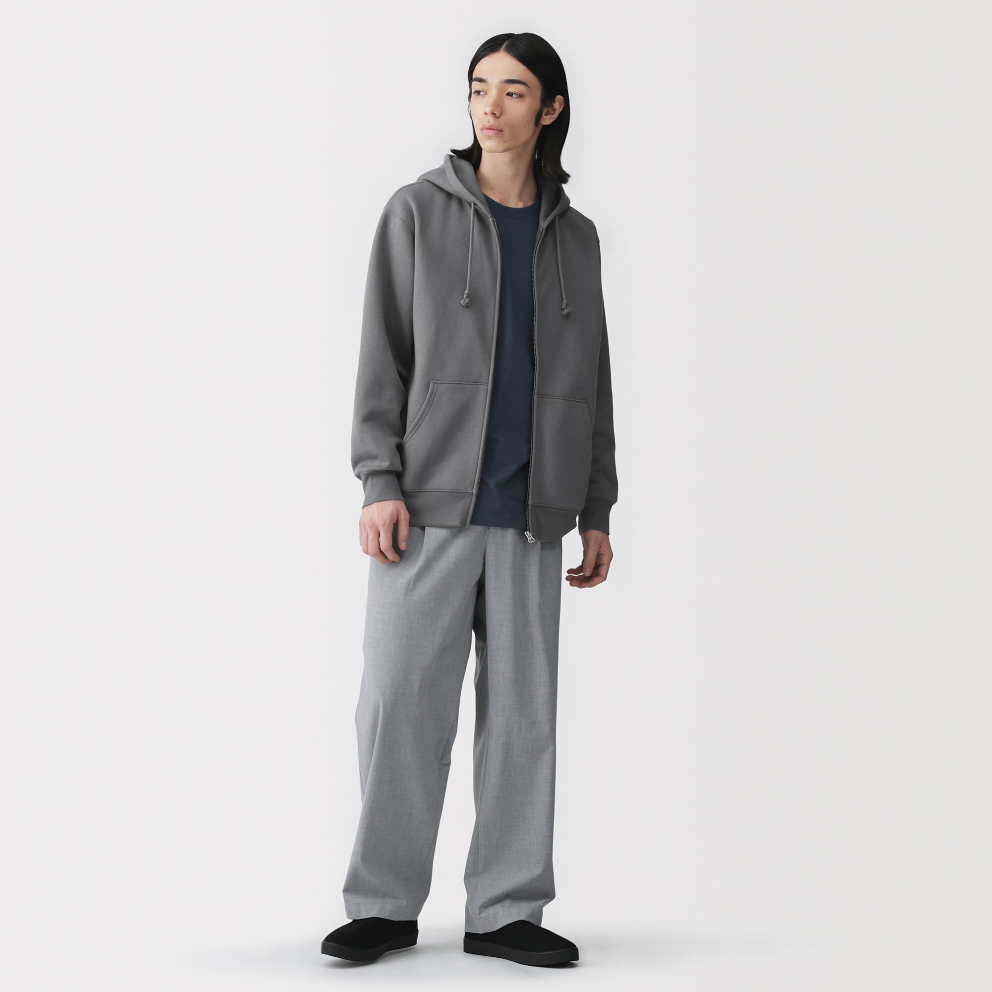 紳士　スウェットフルジップパーカ