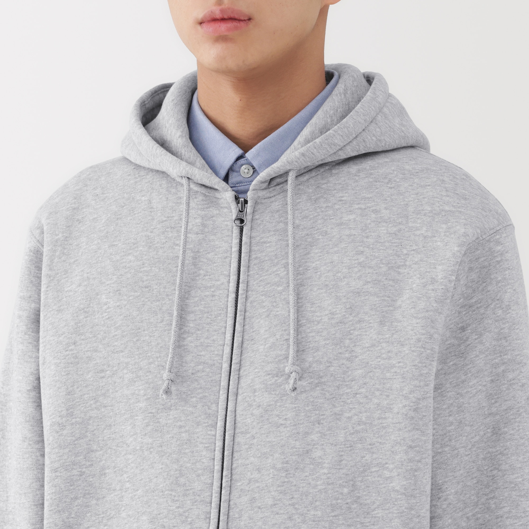 【24時間以内/送料無料】良品 SY32 メンズ フルジップパーカー Sサイズ 無印良品 パーカー 紳士 スウェットフルジップパーカ メンズ