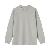 紳士　洗いざらし太番手クルーネック長袖Ｔシャツ