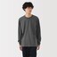 紳士　洗いざらし太番手クルーネック長袖Ｔシャツ
