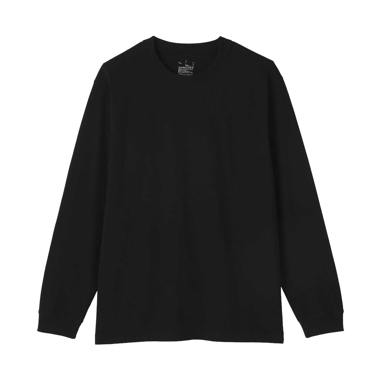 紳士　洗いざらし太番手クルーネック長袖Ｔシャツ