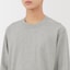 紳士　洗いざらし太番手クルーネック長袖Ｔシャツ