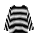 紳士　洗いざらし太番手ボートネック九分袖Ｔシャツ