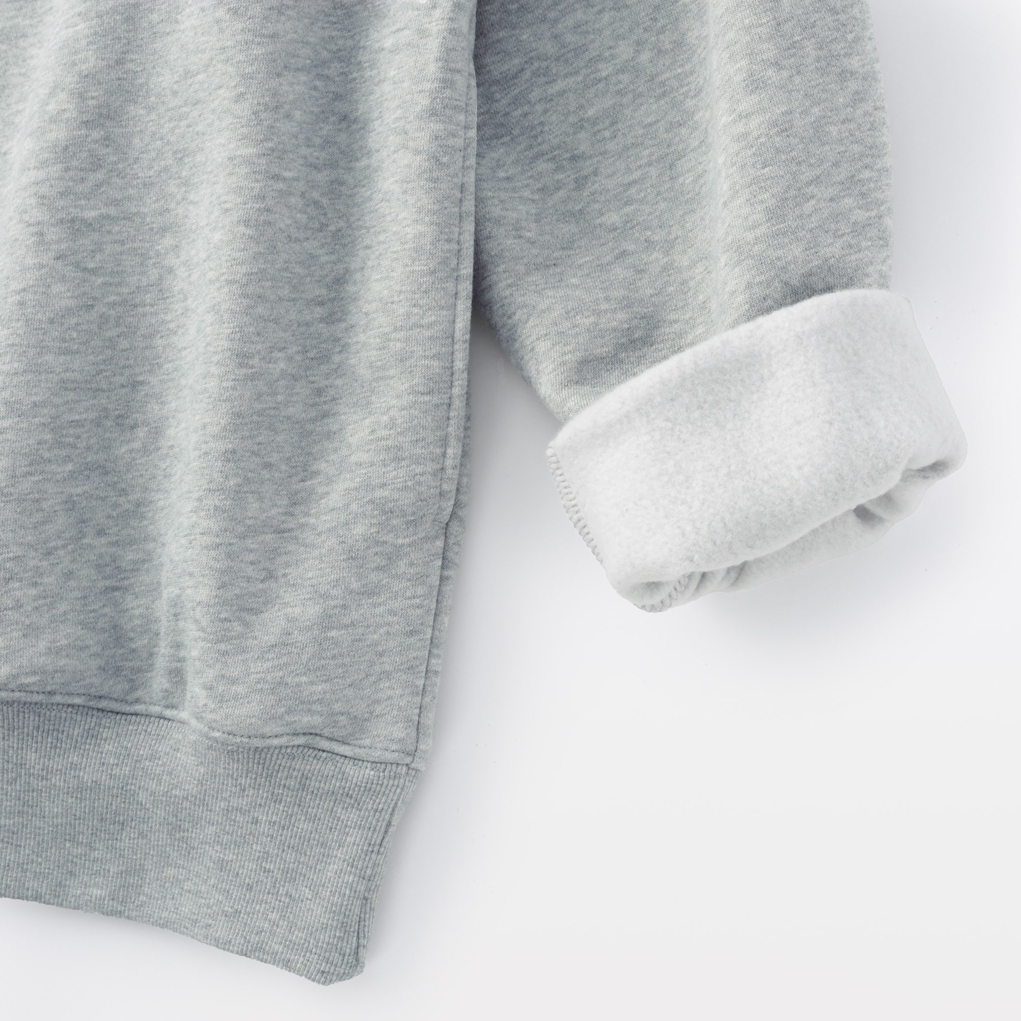 紳士　ハーフジップスウェットシャツ