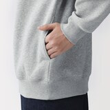 紳士　ハーフジップスウェットシャツ