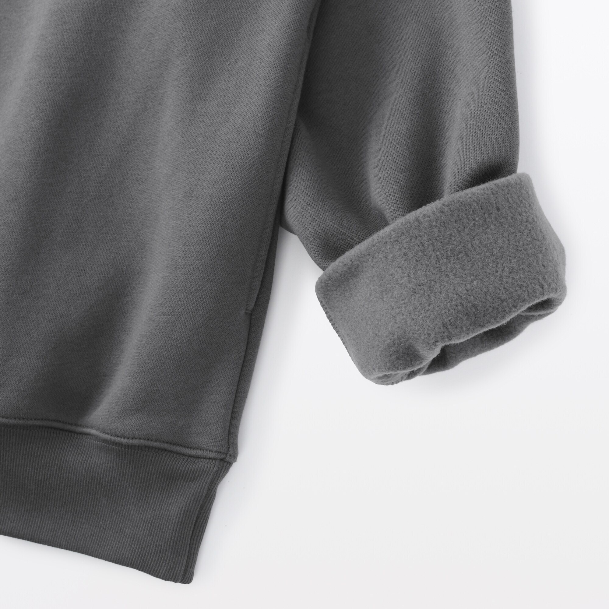 紳士　ハーフジップスウェットシャツ