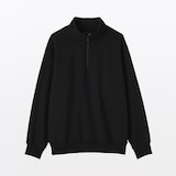 紳士　ハーフジップスウェットシャツ