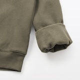 紳士　ハーフジップスウェットシャツ