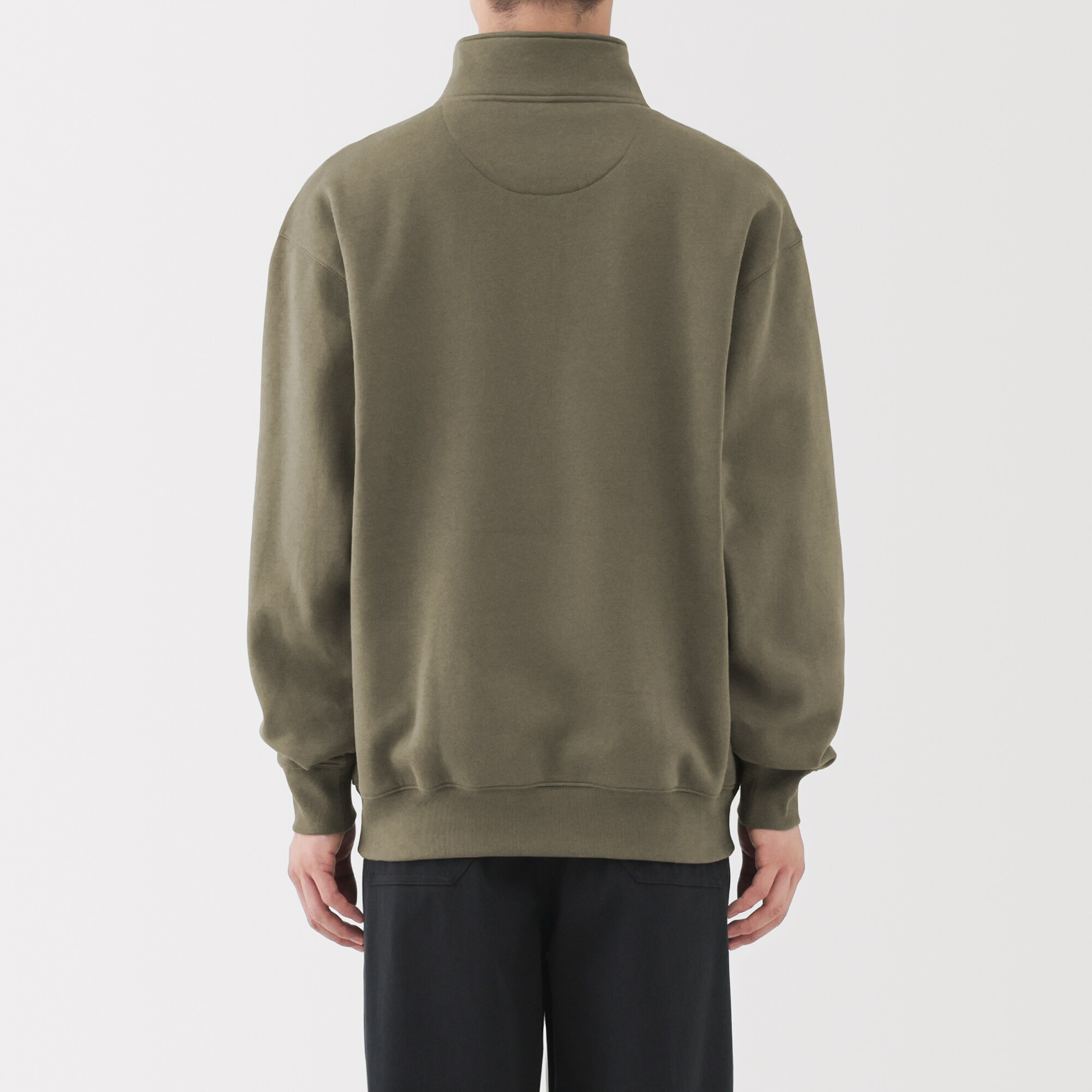 紳士 ハーフジップスウェットシャツ | 無印良品