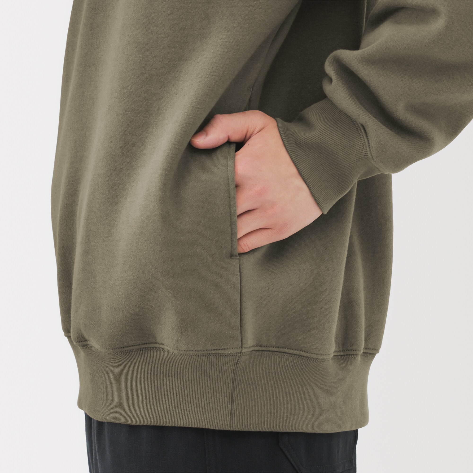 紳士 ハーフジップスウェットシャツ | 無印良品