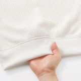 紳士　ＵＶカット乾きやすいワッフルクルーネック長袖Ｔシャツ