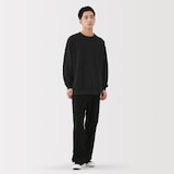 紳士　ＵＶカット乾きやすいワッフルクルーネック長袖Ｔシャツ