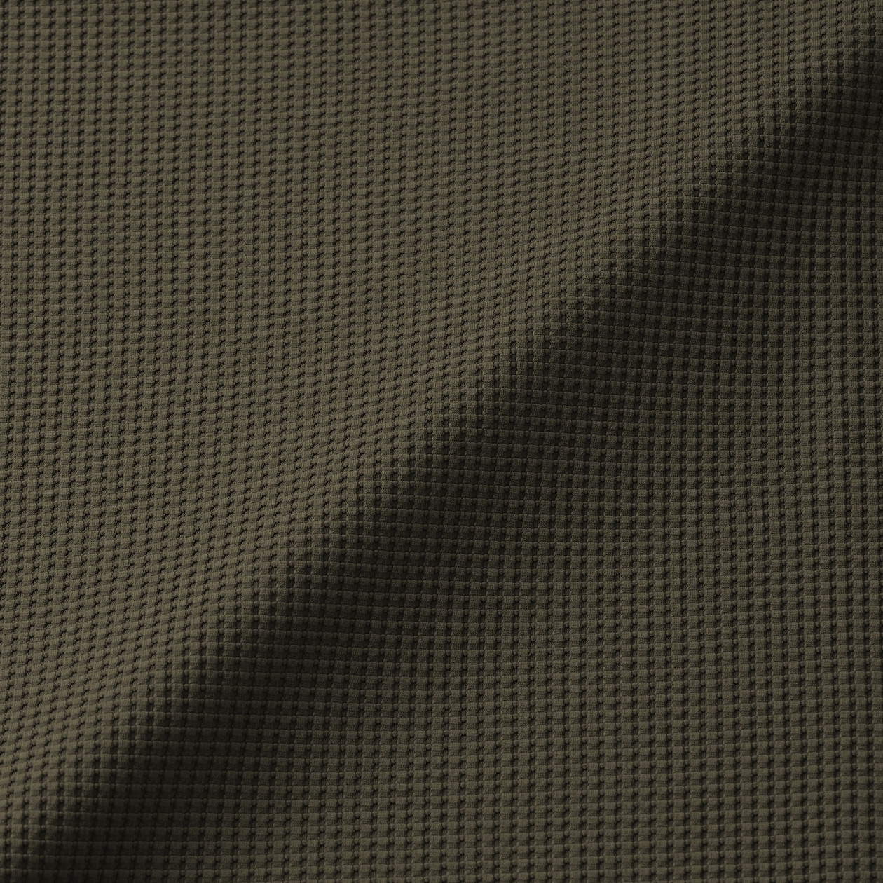 紳士　ＵＶカット乾きやすいワッフルクルーネック長袖Ｔシャツ