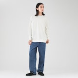 紳士　ＵＶカット乾きやすいワッフルクルーネック長袖Ｔシャツ