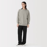 紳士　ＵＶカット乾きやすいワッフルクルーネック長袖Ｔシャツ