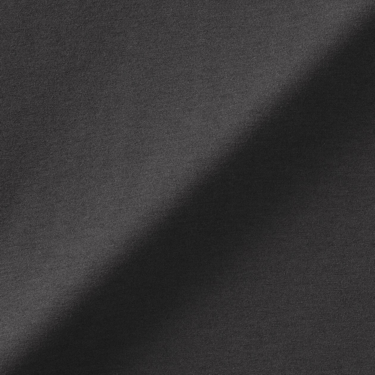 紳士　ウール混天竺編みクルーネック長袖Ｔシャツ