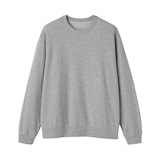 紳士　ライトスウェットクルーネック長袖Ｔシャツ