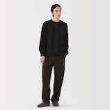 紳士　ライトスウェットクルーネック長袖Ｔシャツ