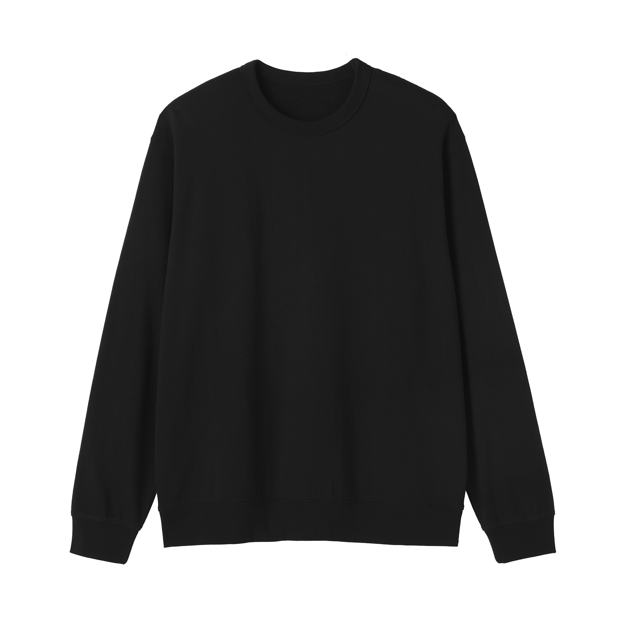 紳士　ライトスウェットクルーネック長袖Ｔシャツ