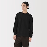 紳士　ライトスウェットクルーネック長袖Ｔシャツ