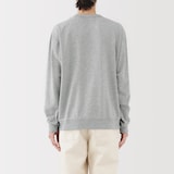 紳士　ライトスウェットクルーネック長袖Ｔシャツ