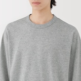 紳士　ライトスウェットクルーネック長袖Ｔシャツ