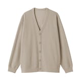 紳士　二重編みＶネックカーディガン