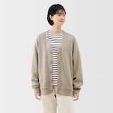 紳士　二重編みＶネックカーディガン