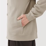 紳士　二重編みＶネックカーディガン