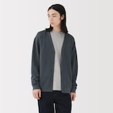 紳士　二重編みＶネックカーディガン