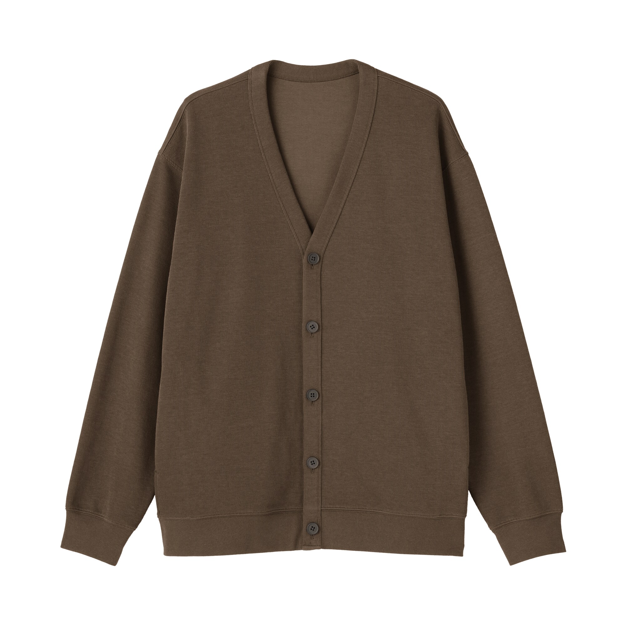 紳士 二重編みVネックカーディガン | 無印良品